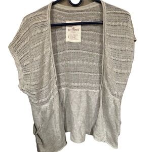 Grey Hollister Cardigan